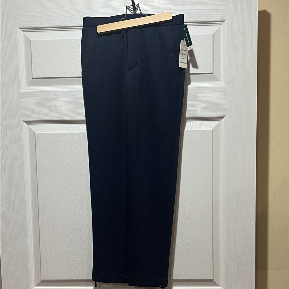 NWT LAUREN RALPH LAUREN Boy’s Navy Blue Trousers- soft sweat suit material 14R